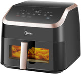 Midea Freidora de Aire Caliente 2L, 1150W Airfryer, Sin Aceite, Freidora de Aire Caliente, Función de Apagado Automático Electrodomésticos Naty Shop 9L