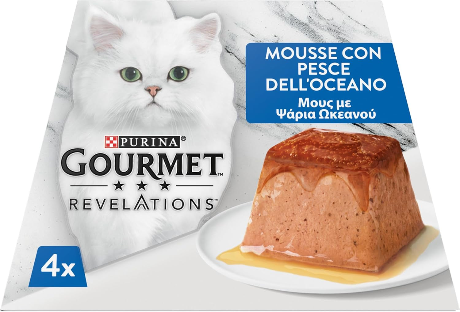 Comida húmeda para gatos Revelations con pescado del océano, 24 x 57 g