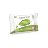 Toallitas íntimas húmedas Organyc, hechas de 100% algodón orgánico certificado, 4 paquetes de 20 toallitas (80 toallitas en total)