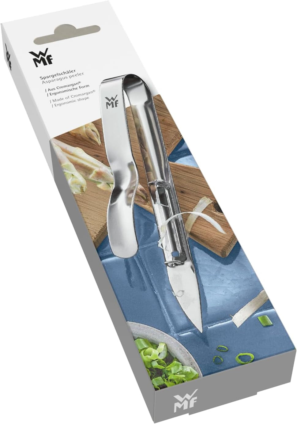 Pelador de espárragos WMF Gourmet 17 cm, acero inoxidable Pelador Cromargan Naty Shop