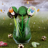 Günthart Backdecor 12 Jugadores y balones de fútbol de azúcar, 21 gramos Naty Shop