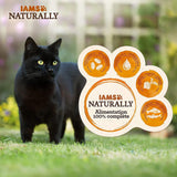 IAMS Comida Húmeda Natural para Gatos en Salsa - Comida Húmeda de Alta Calidad con Pescado para Gatos Adultos, Colección Mar, 12 x 85 g