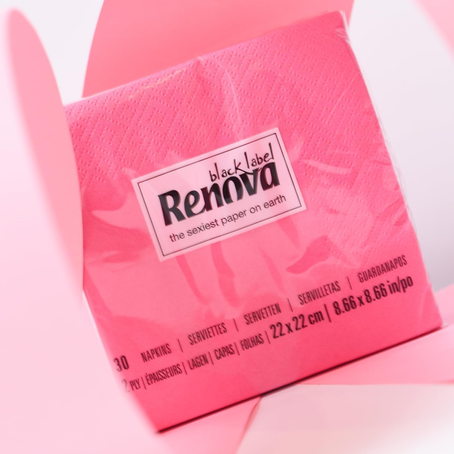 Servilletas de cóctel Renova, fucsia, 30 servilletas