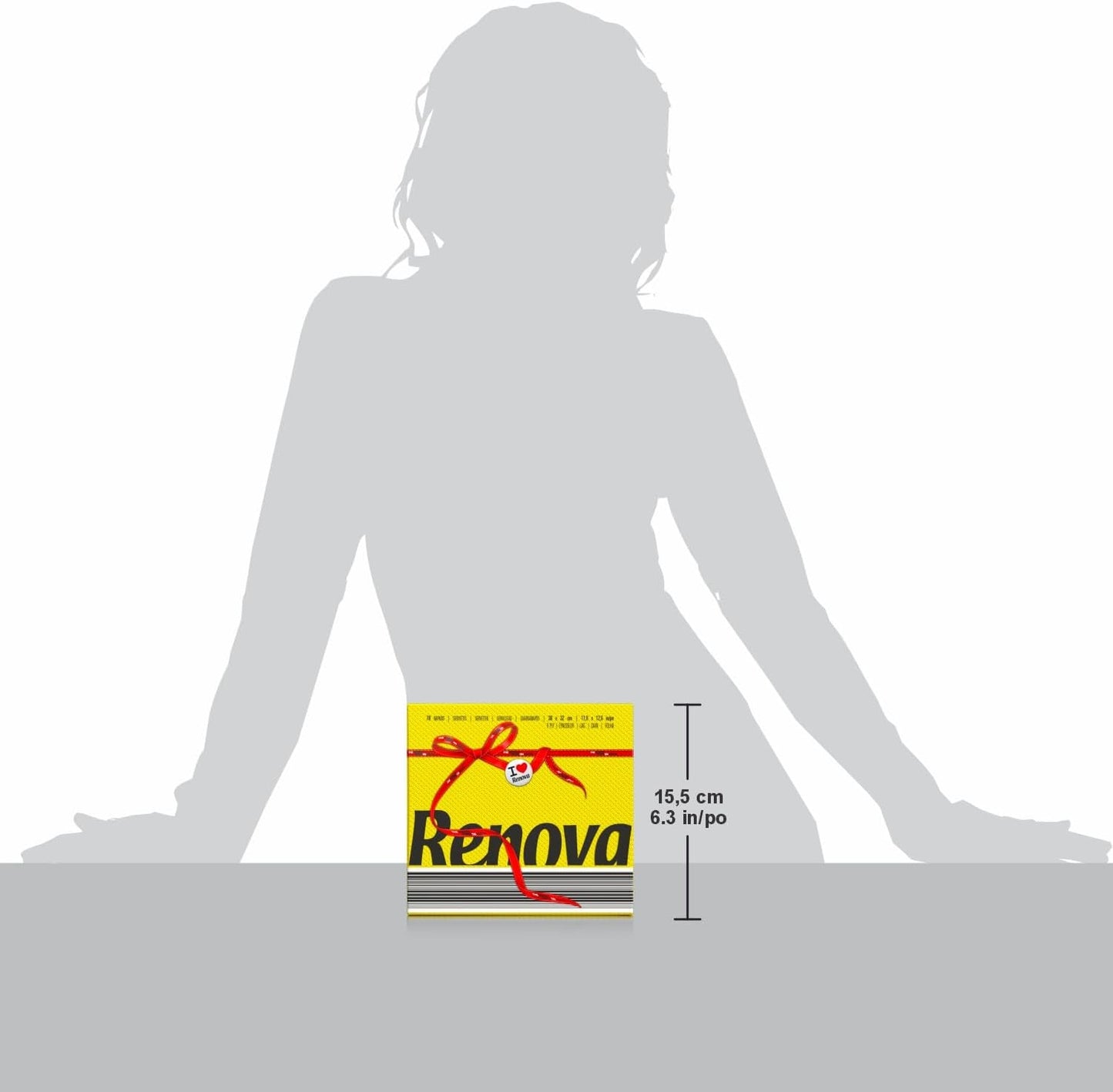 Servilletas de papel Renova, 70 unidades, 128 GB