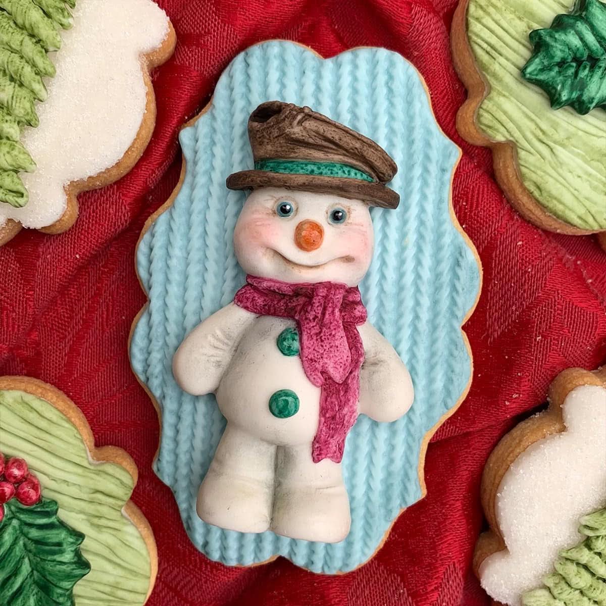 Katy Sue, Molde de Silicona, Muñeco de Nieve Cocina Naty Shop