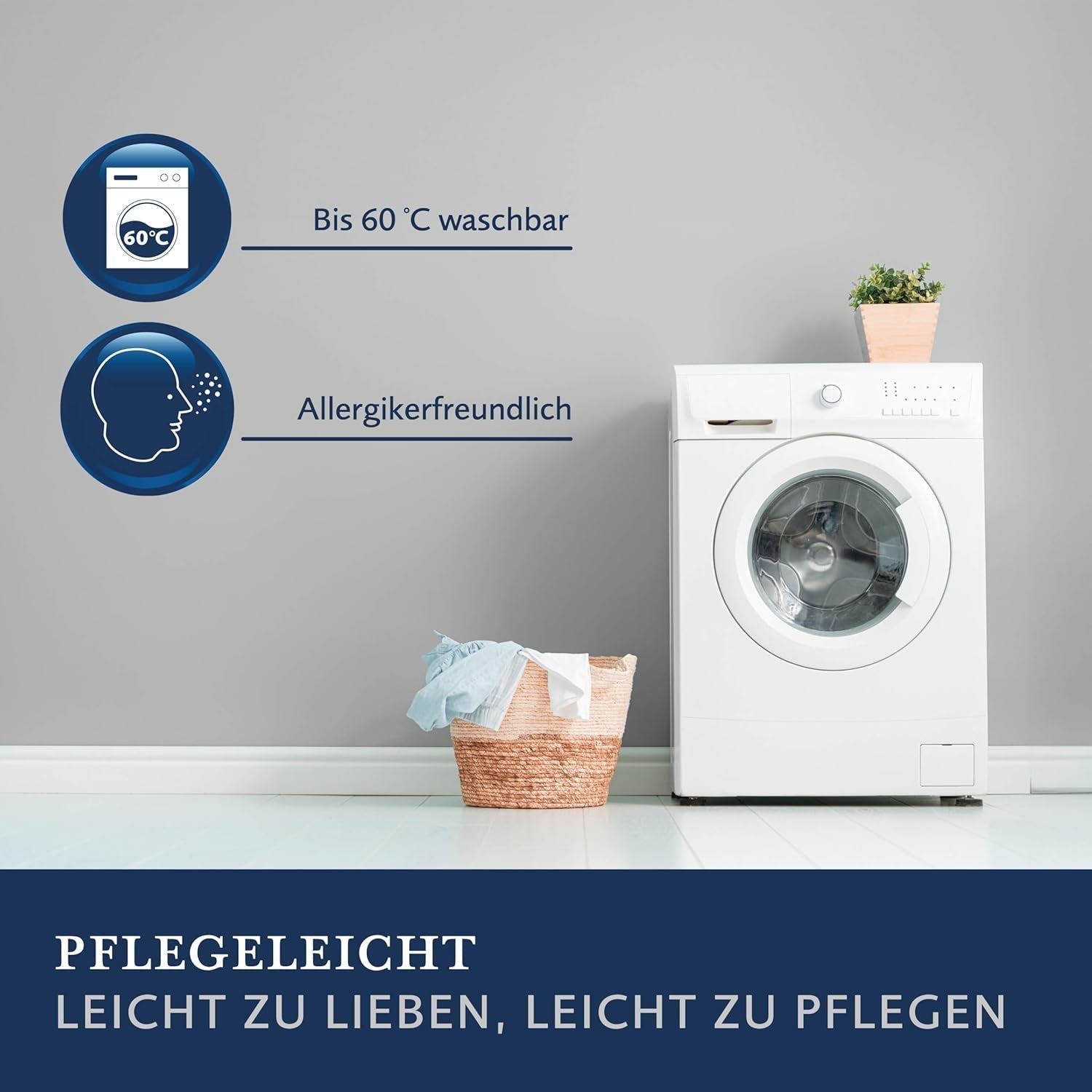 Edredón de plumas Billerbeck Martina® - Edredón 135 X 200 Cm - Edredón para todas las estaciones - Apto para alérgicos - 90% plumón de ganso, 10% plumas de ganso - Blanco Edredones y edredones Naty Shop