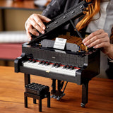 Piano de cola de concierto LEGO Ideas (21323); Conjunto de construcción; Tu propio piano de concierto; Gran proyecto de modelado para pianistas, músicos, amantes de la música o aficionados con talento (3662 piezas) Juegos de construcción Besuche den LEGO-Store