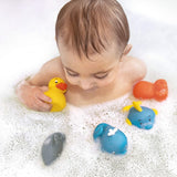 Battat Juguete de Baño 12 Piezas Juguete de Baño Bebé Animales Acuáticos - Compañeros de Baño para Bebé 10 Meses - Juguete de Baño Pato y Más Juguetes Bebe Naty Shop