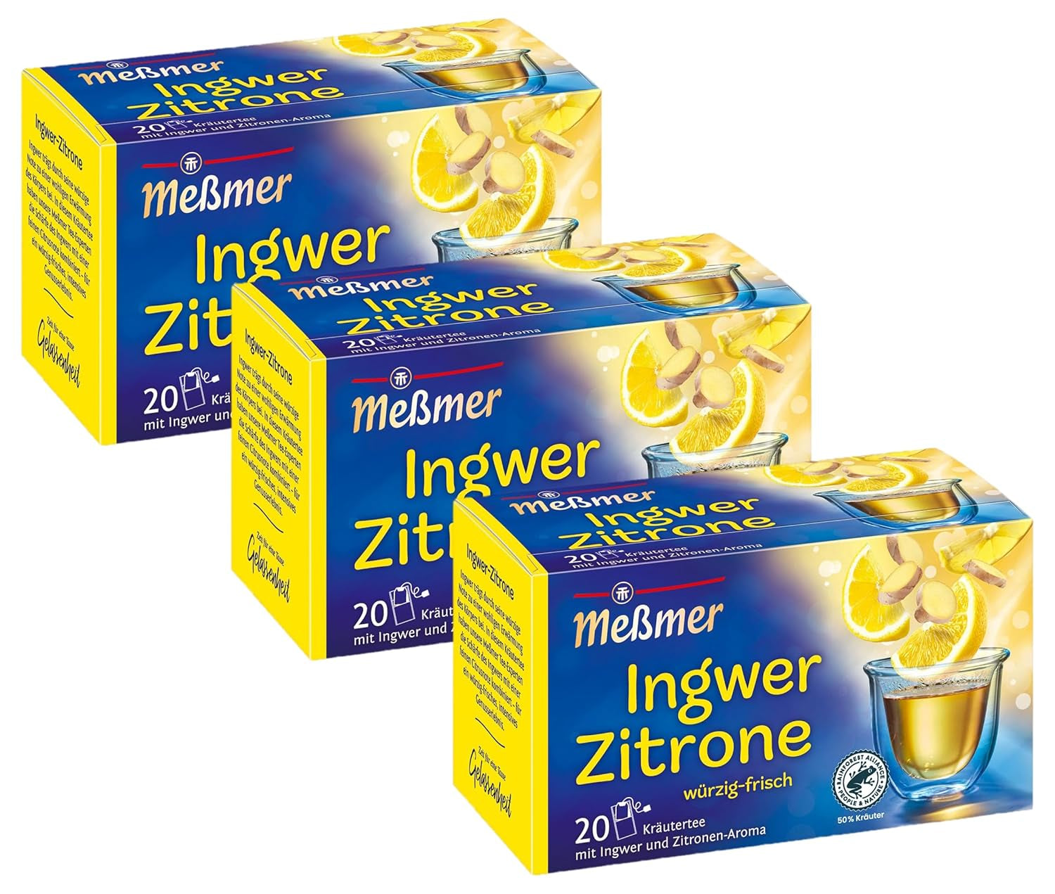 Bayas de Meßmer | 20 bolsitas de té | Vegano | Sin gluten | Sin lactosa (paquete de 4)