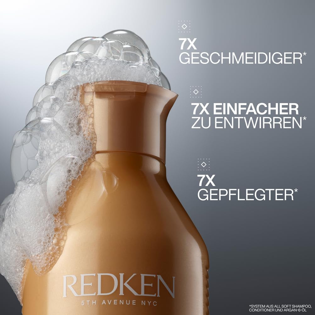 Redken, Champú para cabello seco y quebradizo, revitaliza e hidrata Redken Ducha y baño