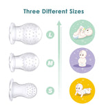 Tétine Pour Bébé/Tétine à Fruit/Tetine Grignoteuse Bebe/Tétine D'alimentation Pour Bébé - Toy de Dentition Pour Bébé, Sans BPA (Paquete de 2)