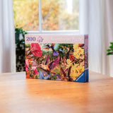 Ravensburger Puzzle 12001369 - Colibríes y Mariposas - Puzzle de 200 Piezas para Personas Mayores y Mayores con Piezas más Grandes, Agarre, Plantilla de Imagen Grande y Base de Puzzle Puzzle Naty Shop