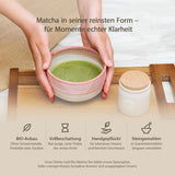 Shinto - Té Matcha orgánico "Gold" - Té verde en polvo de grado ceremonial - Certificado JAS y UE BIO - Sombreado y recogido a mano - Importación directa de Uji, Japón - 30 g