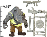 Tortugas Ninja - Figura Base Rocksteady Figuras de acción Naty Shop