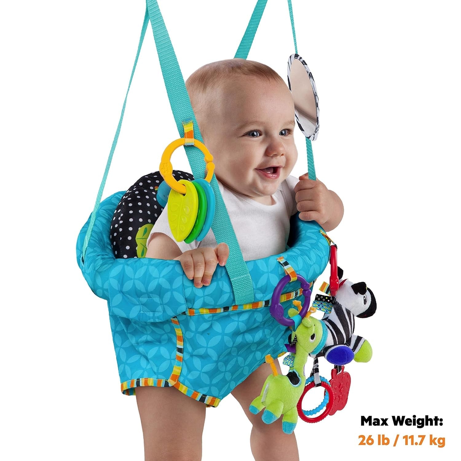 Bright Starts Juego de cierre de puerta de lujo con clip para marco de puerta seguro y estable y toallitas para bebés sensibles Pampers, 1200 toallitas (15 x 80)