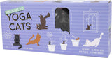 Gift Republic Mini Maceta Yoga Gatos, Multicolor, 1