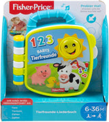 Cancionero musical de Fisher-Price Animal Friends | Juguete bebe a partir de 6 meses, 1 año para niñas y niños | Juguete para niños | Libro de música con sonidos y efectos de luz | Juguete educativo (alemán), GFP29 Jucarii Bebe Naty Shop