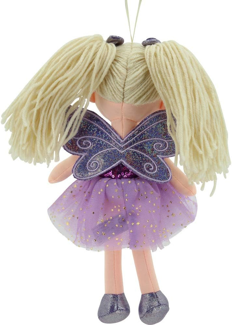 11766 Muñeca de Tela Hada Peluche Princesa 30cm Púrpura