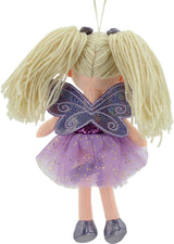 11766 Muñeca de Tela Hada Peluche Princesa 30cm Púrpura