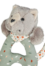 Lilly Cat Sterntaler Catch Toy - Juguete de Actividad Motora para Sonajero, Tocar y Jugar - Peluche para Bebés y Niños con Sonajero como Amigo Leal - Juguete para Bebé de Tela Suave Gris Bebe Naty Shop Toys