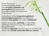 Traumnacht Almohada de bambú con fibras de bambú, hipoalergénica, antibacteriana Juego de almohadas con cremallera, compuesto por 2 almohadas de 40X80Cm, certificado Oeko-Tex, desarrollado en Alemania Naty Shop almohadas estándar