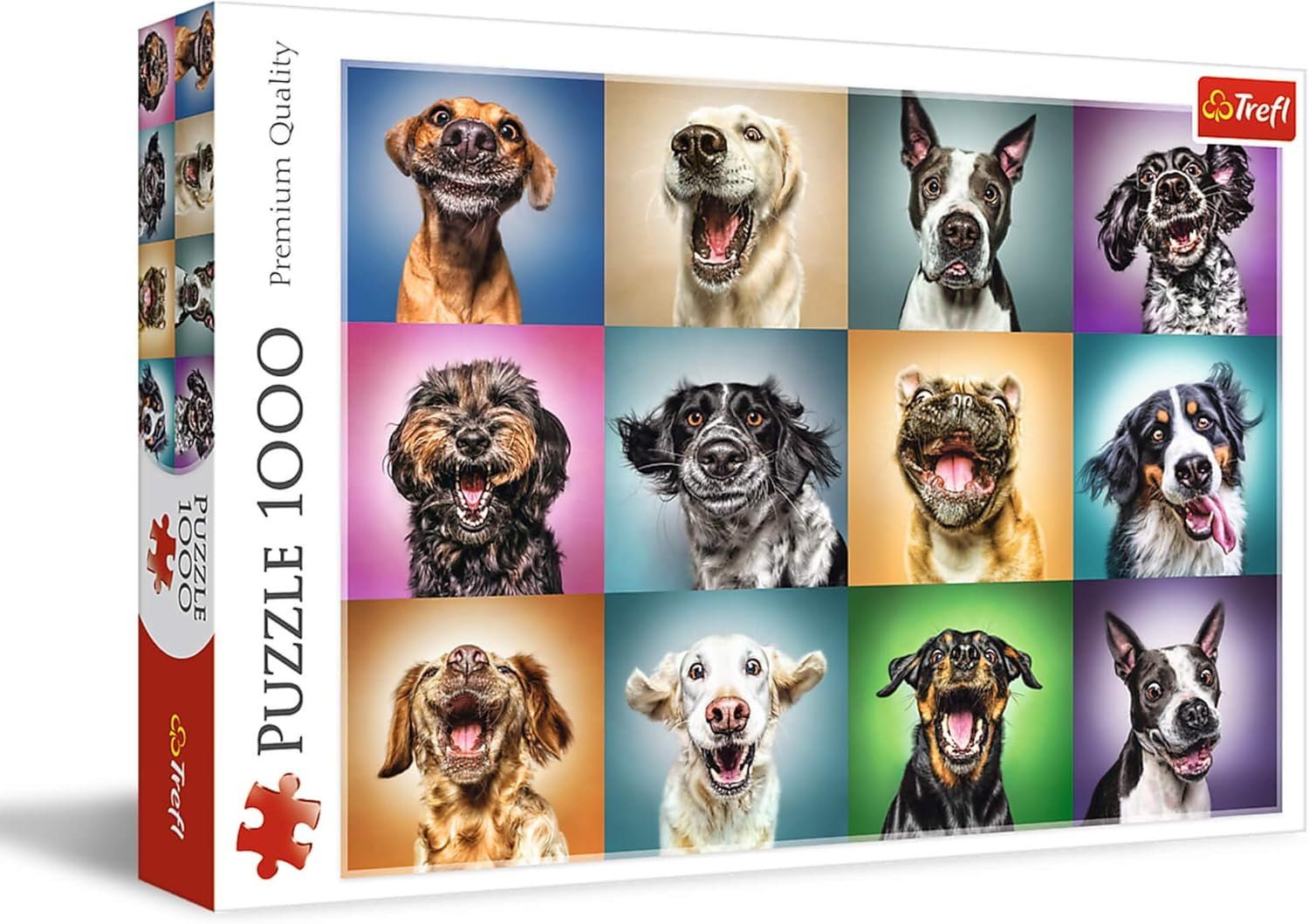Puzzle - "1000" - Retratos divertidos de perros Puzzle Naty Shop Retratos divertidos de perros