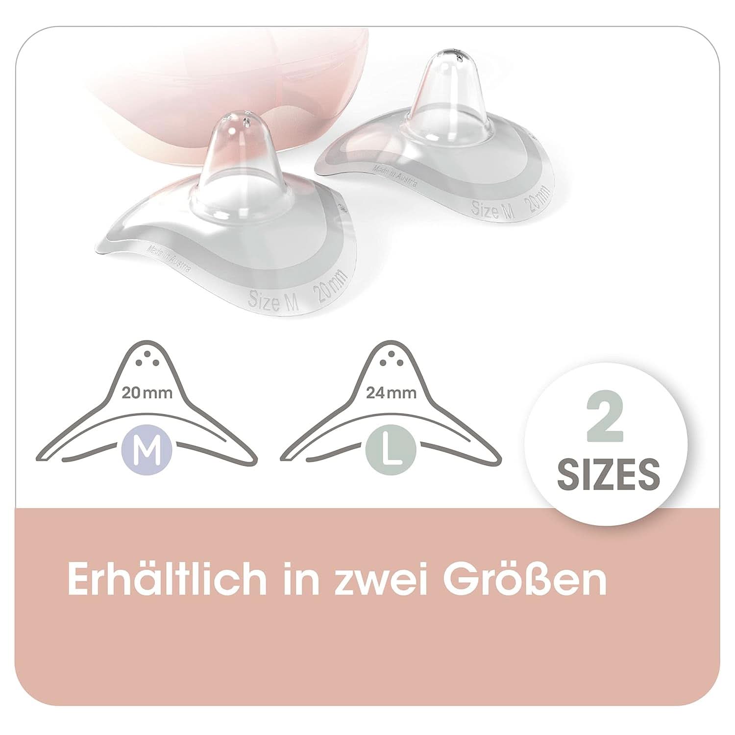 Nip® Protectores para pezones First Moments, 2 piezas Alimentación y Accesorios Lactancia Tienda Bebe Naty