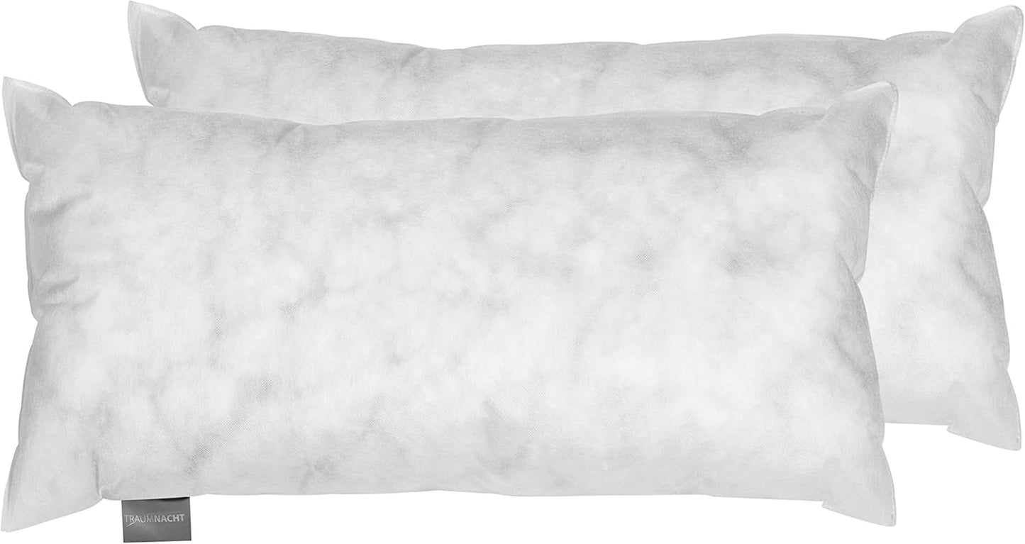 Juego de almohadas básicas Traumnacht Green compuesto por dos almohadas de 80 x 80 cm, certificado Oeko-Tex, producidas según el estándar de calidad alemán Naty Shop almohadas estándar de 40 x 80 cm