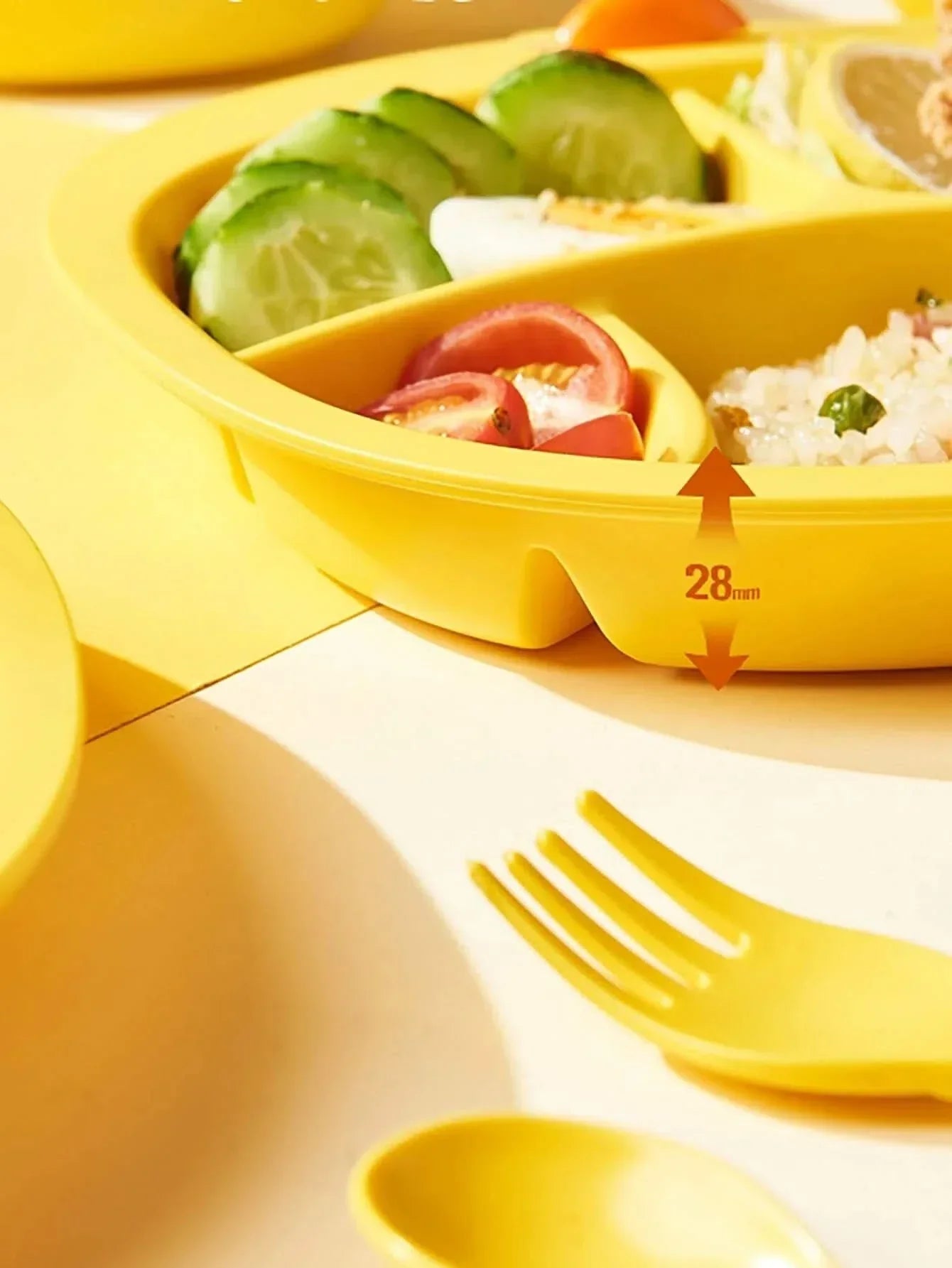 Plato de plástico para niños Nati Shop