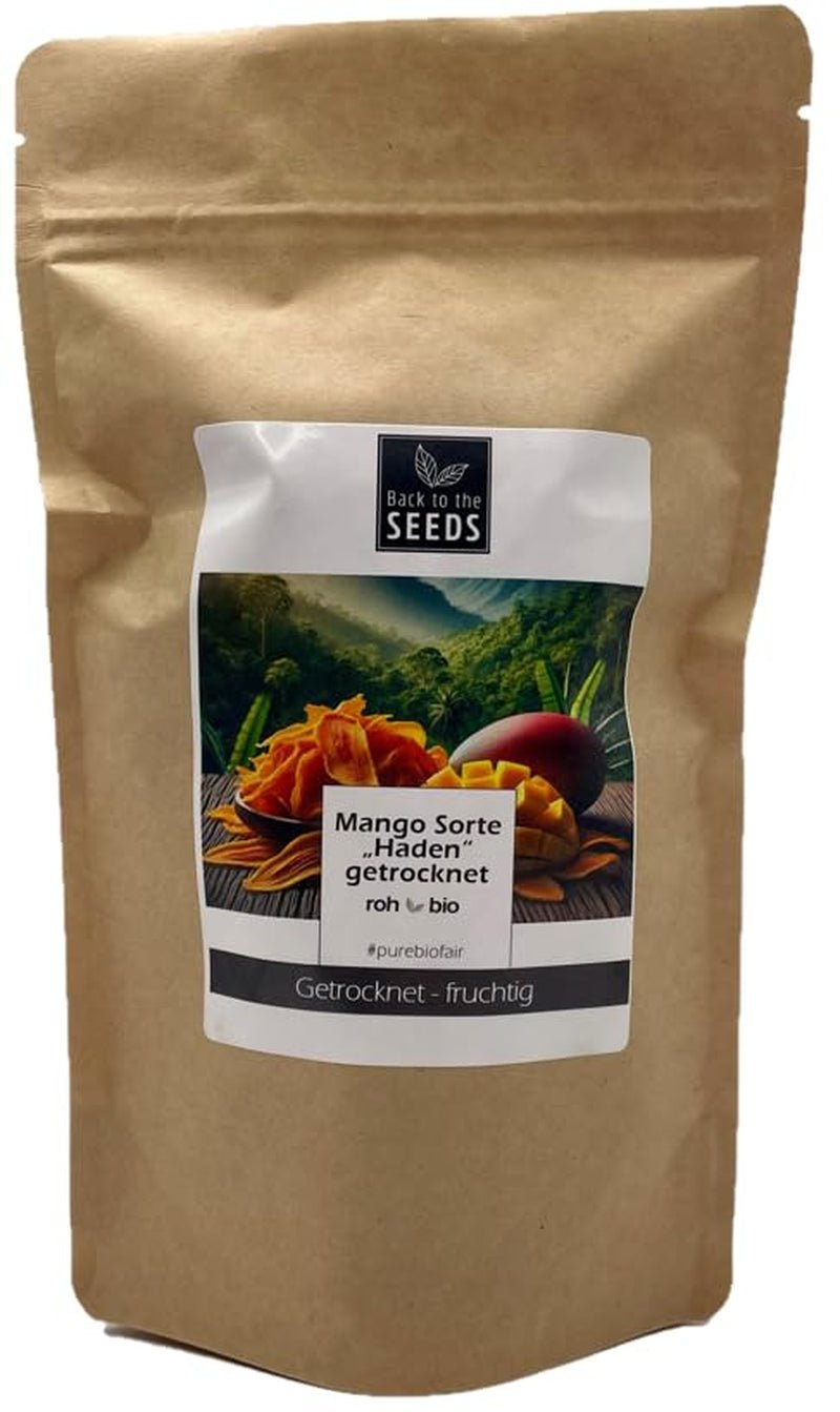 Tiras de mango - variedad "Haden" - seco - orgánico - calidad alimentaria cruda - 400 g Productos deshidratados Naty Shop Default title