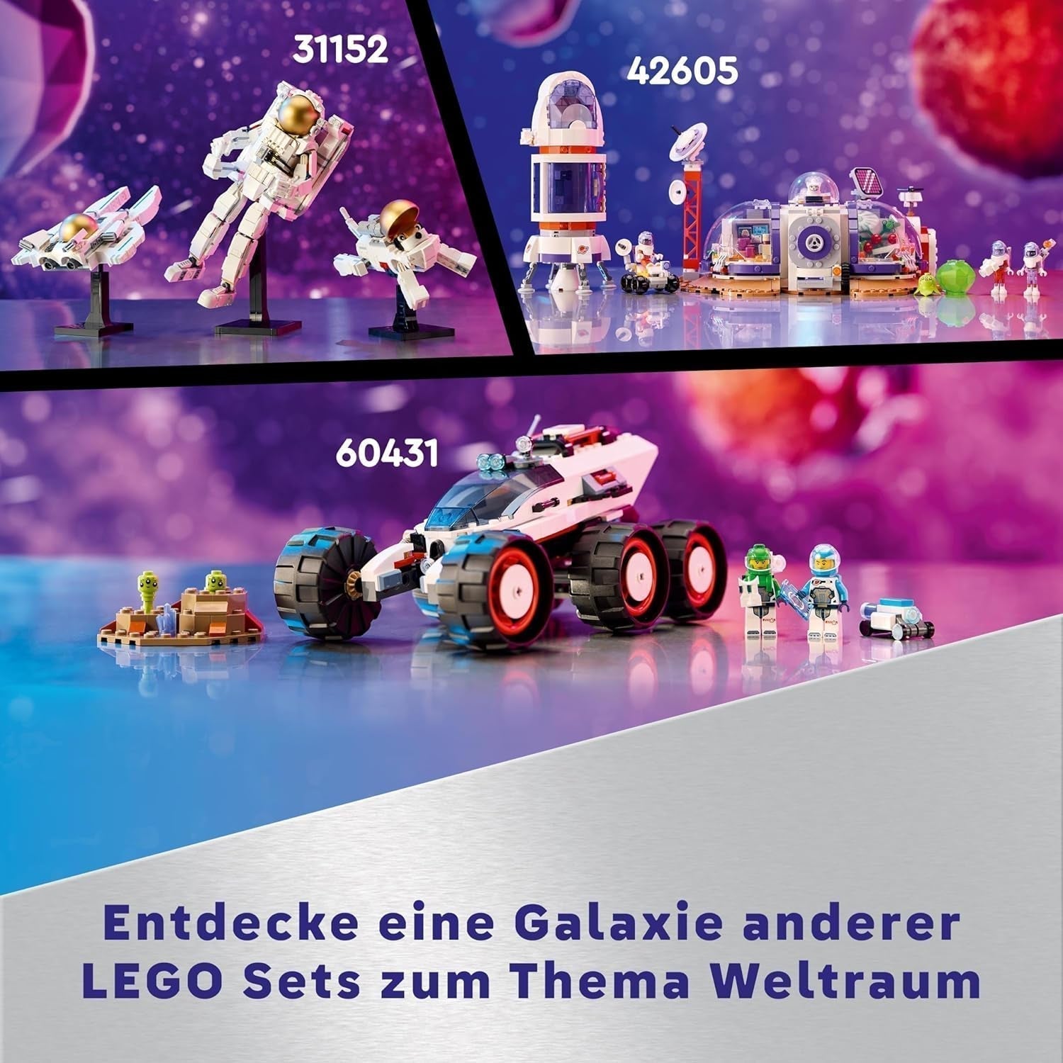 LEGO Technic Vtol Space Transporter LT81, Set de Construcción Espacial, Juguete Espacial, Nave Espacial, Mini Rover, Regalo para Niños y Niñas Mayores de 10 Años 42181 Juegos de Construcción Besuche den LEGO-Store