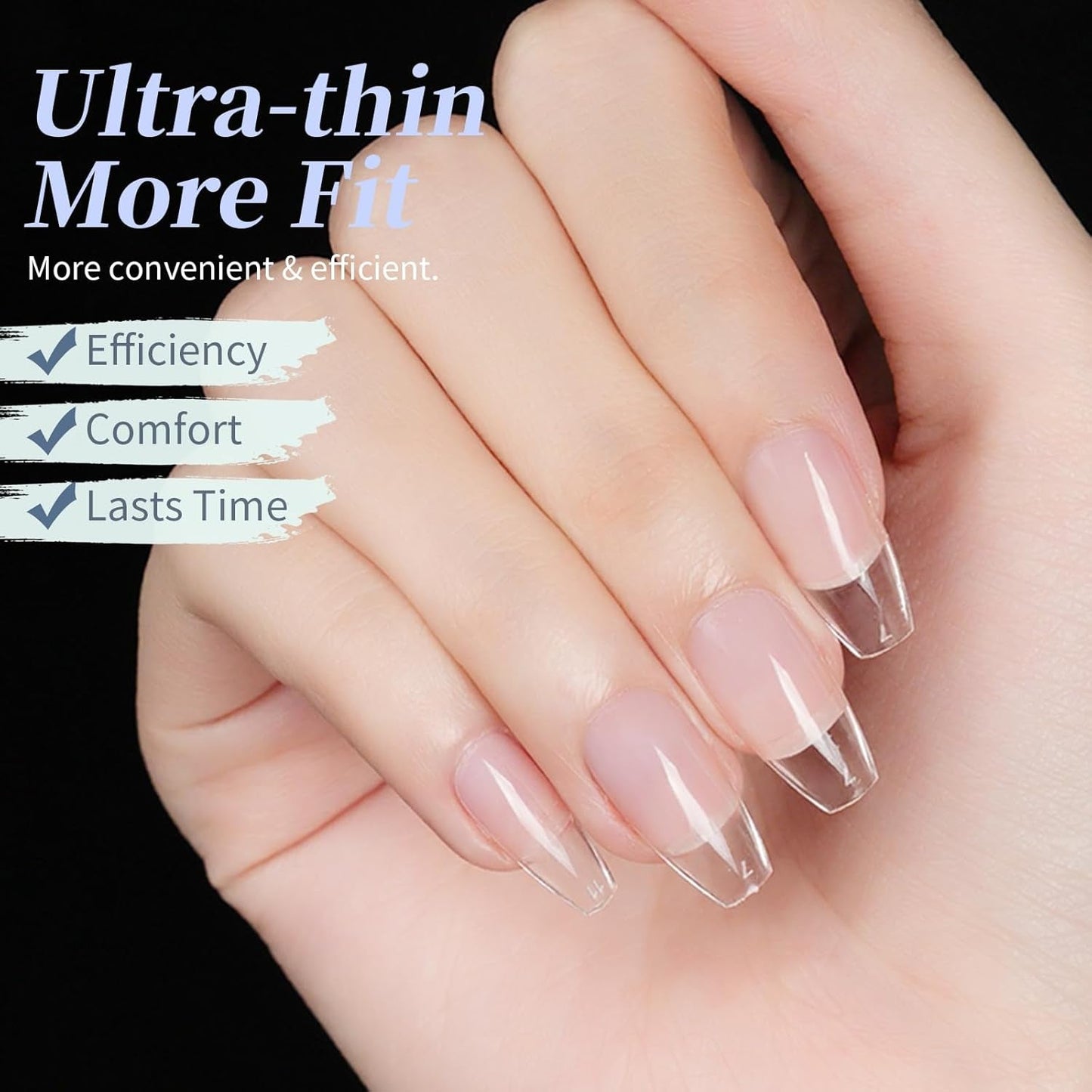 Uñas cortas de cubierta completa, 120 piezas, 12 tamaños, puntas de uñas cortas para uñas de gel, pegamento en uñas artificiales, pegamento en lima de uñas, pulidor de uñas, empujador de cutículas