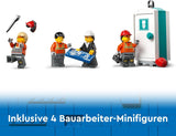 LEGO City Grúa de Construcción Móvil Juguete de Construcción para Niños y Niñas Regalo Creativo para Niños Brazo Largo Extensible 4 Minifiguras de Trabajadores de la Construcción para Juegos de Interpretación 60409 Juegos de Construcción Besuche den LEGO-Store