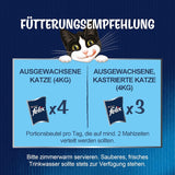 Felix Sensations Comida húmeda para gatos en gelatina, mezcla de pescado variada, paquete de 6 (6 x 12 sobres de 85 g cada uno)