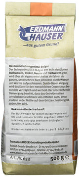 Bulgur de trigo sarraceno orgánico, paquete de 6 (6 x 500 g)