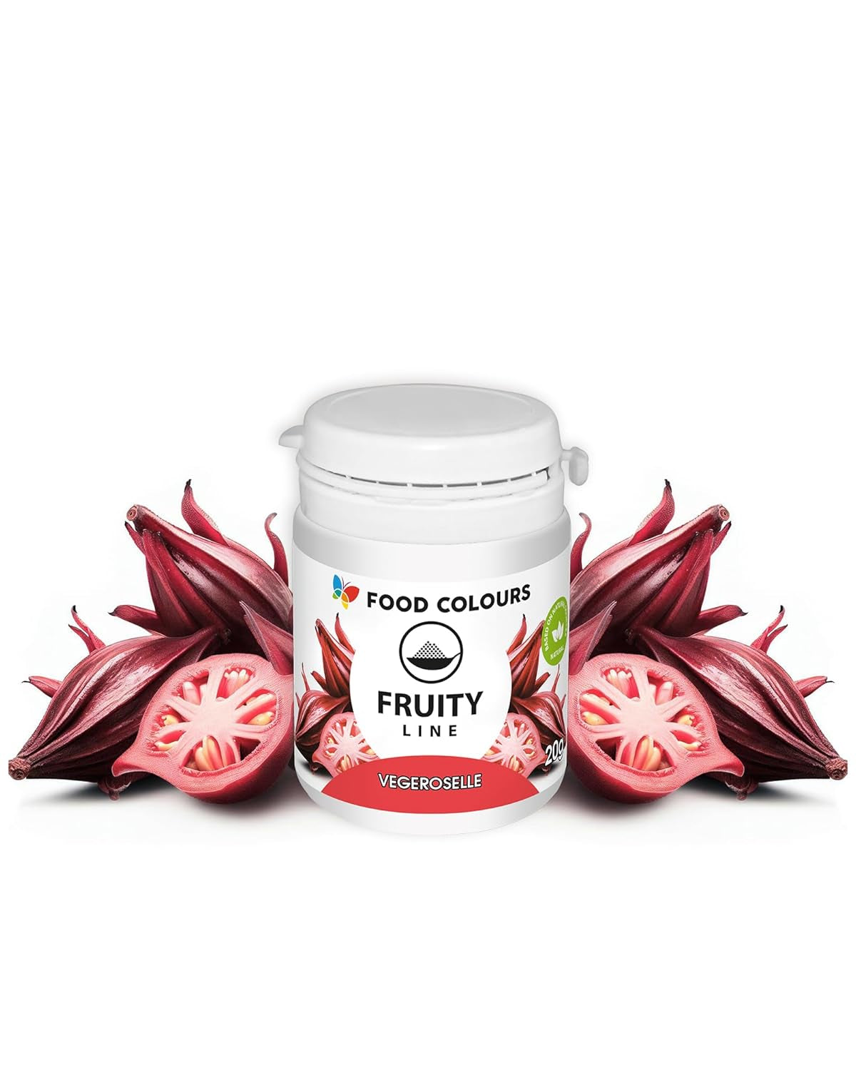 Colorante alimentario en polvo colorante natural Fruity Line ARÁNDANO 20G colorante natural en polvo para cremas glaseadas masa de bizcocho en polvo colorante alimentario para bebidas gelatinas