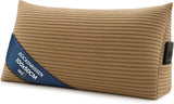 Almohada de plumas, cojín de respaldo, almohada de terciopelo, ancho 70 cm - almohada de lectura para cama, sofá y sofá, almohada de sofá grande, almohada de pared, almohada de sofá, almohada de lectura, almohada de respaldo, gris claro