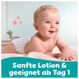 Toallitas húmedas Pampers Sensitive, 6 paquetes de 80 toallitas = 480 toallitas, sin perfume, para una limpieza suave y delicada