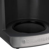 Cafetera Russell Hobbs con Molinillo y Jarra Térmica [Temporizador Digital, Cabezal de Ducha para una Extracción y Aroma Óptimo] Grind&Brew (1-10 Tazas, 3 Configuraciones de Molido) Cafetera de Filtro 25620-56
