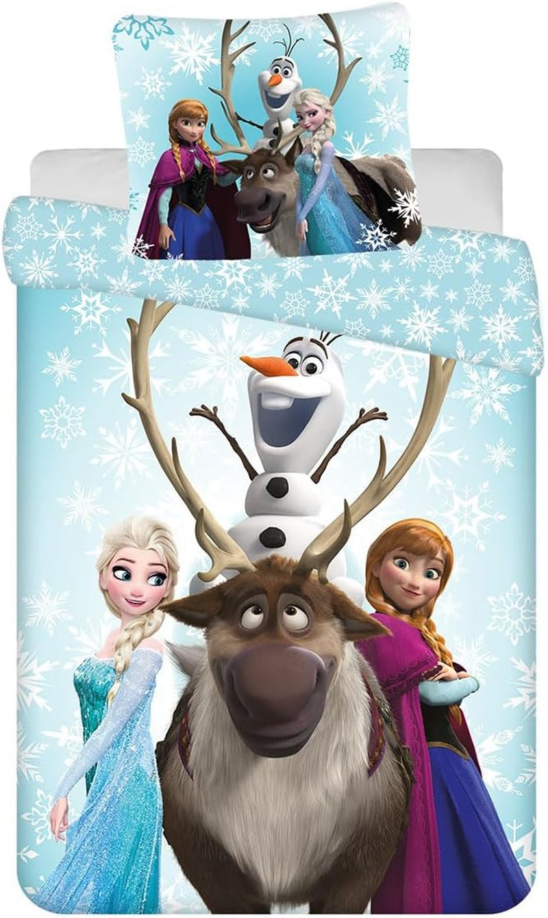 Disney Frozen Snowflakes, ropa de cama infantil, 100% algodón Ropa de cama - infantil Naty Shop Default Title