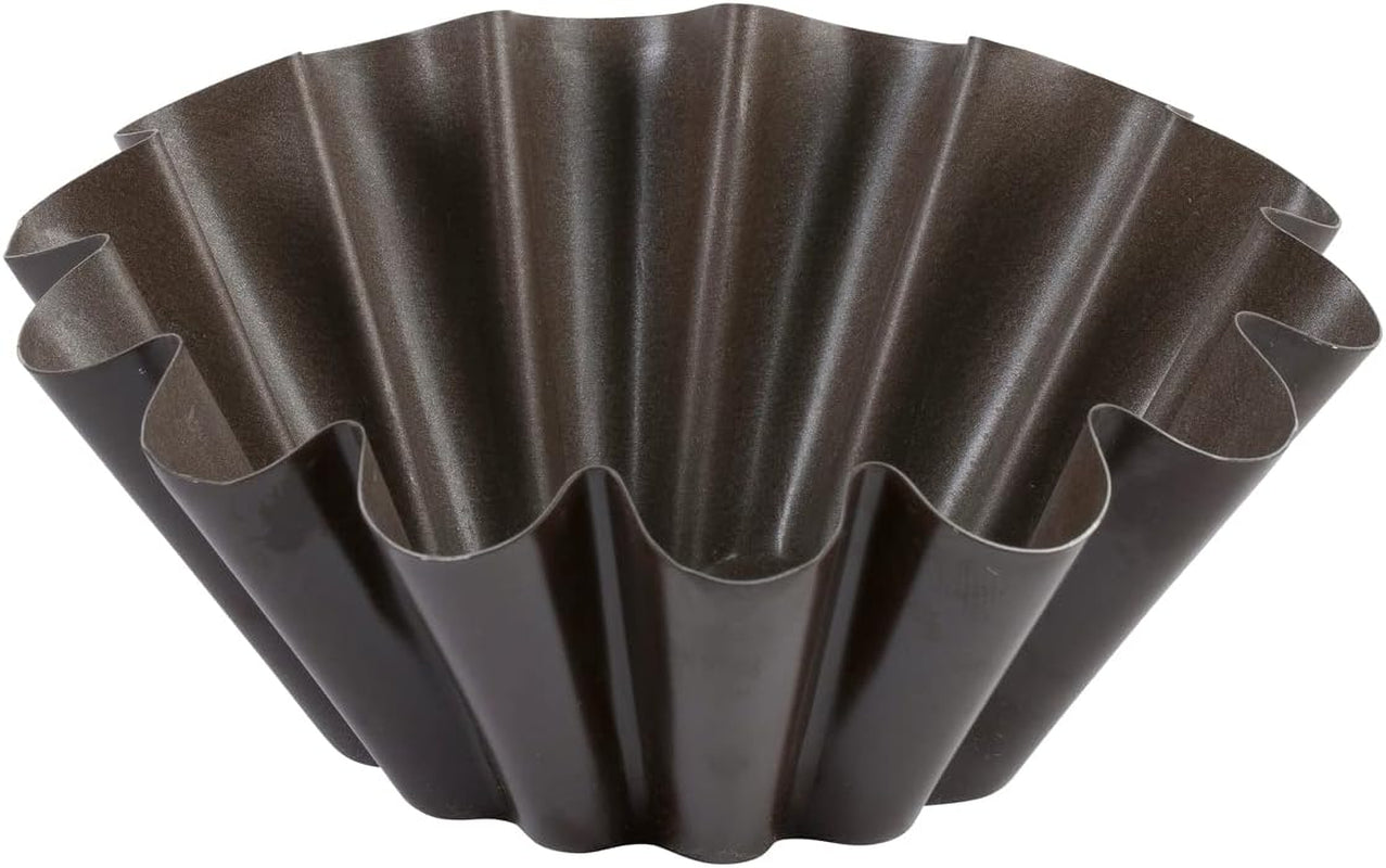223060 Forma de muffin, fondo plano, revestimiento antiadherente Naty Shop bandejas y bandejas de horno