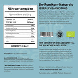 Wholefood Earth Arroz integral orgánico de grano corto 3 kg Sin OGM Vegano Fuente de fibra procedente de agricultura ecológica controlada