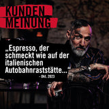 DEAD OR ALIVE Espresso No3 - Starke Espressobohnen 1kg - 100% Robusta - Kaffeebohnen für Kaffeevollautomat und Espressomaschine - Ganze Bohnen mit viel Koffein aus Italien - Café en grano