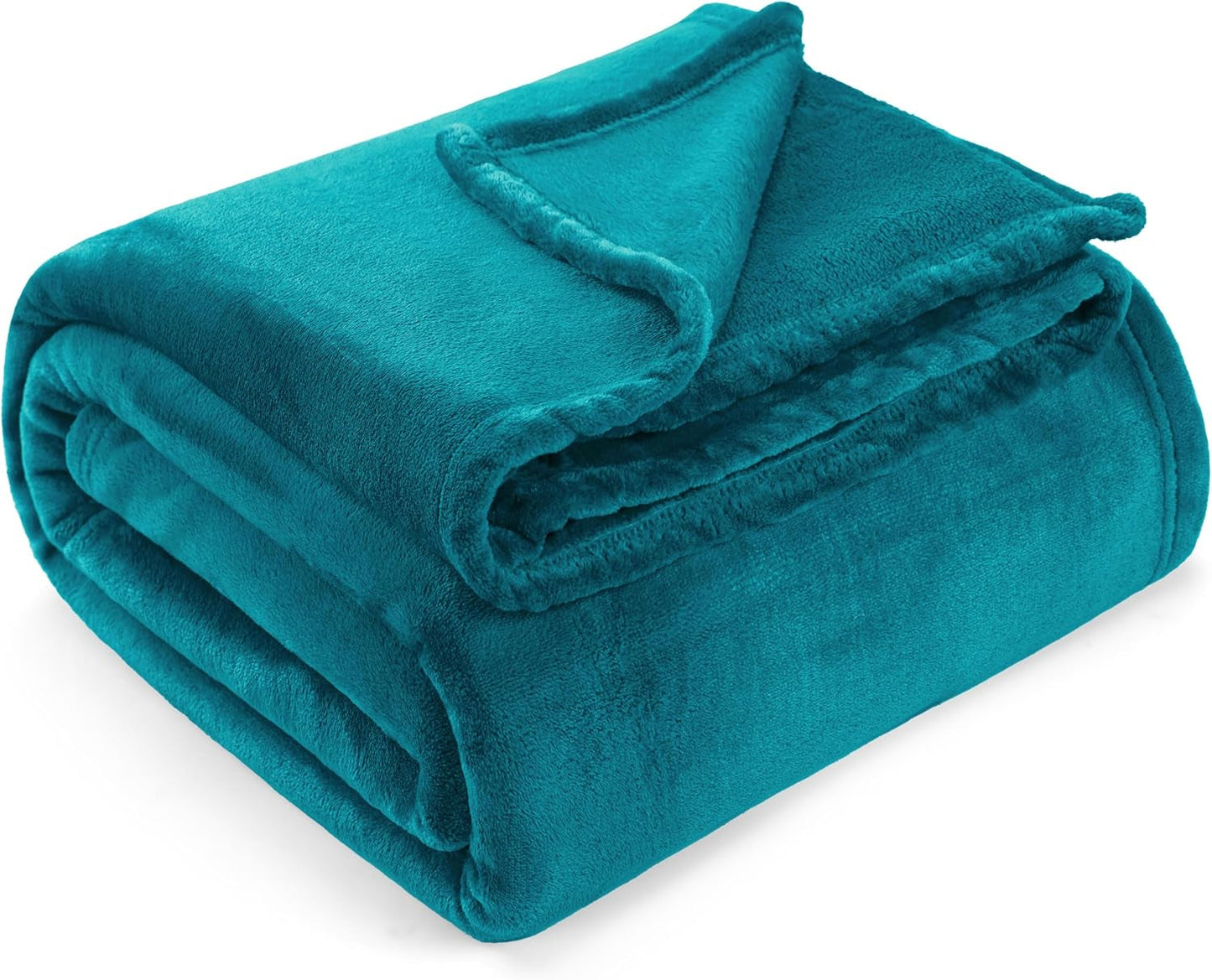 Utopia Ropa de cama Acogedora manta polar [228 x 228 cm, gris] Manta suave, ligera, cálida y esponjosa Manta cómoda y transpirable para cama, sofá, camas y mantas Besuche den Utopia Bedding-Store Turquesa 150 x 200 cm