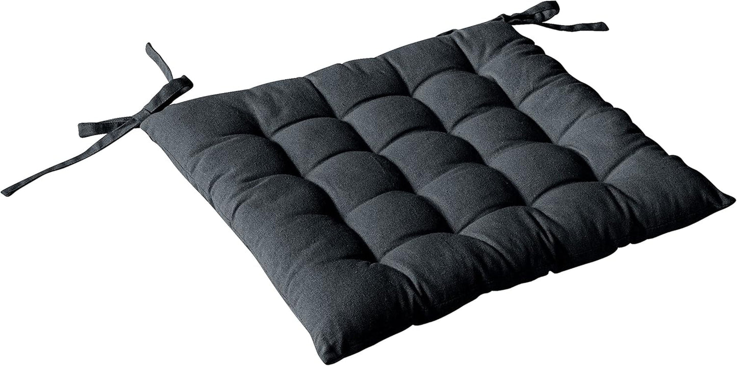 Edredón con 4 bolitas, yute, 90 X 190 Cm, arcilla, 2007AGCHLJT090190, 90 X 190 Cm Edredones y colchas Naty Shop Gris oscuro