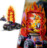 LEGO 60339 City Stuntz Show de Stuntz, Set de Doble Bucle, Incl. rampa, camión monstruo, motocicleta 2X y 7 minifiguras, juguete para niños mayores de 7 años Juegos de construcción Besuche den LEGO-Store