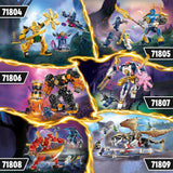 LEGO NINJAGO Robot de batalla de Arin, juguete ninja para niños a partir de 4 años Con figuras Incl. Arin con mini katana, figuras de acción y mechs, pequeño regalo para niños y niñas 71804 Juegos de construcción Besuche den LEGO-Store