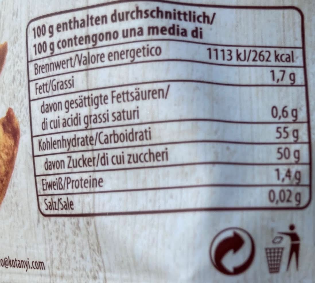 Kotanyi Trozos de Manzana Seca con Canela, 100% Natural, 9 x 40 gramos Productos Deshidratados Naty Shop