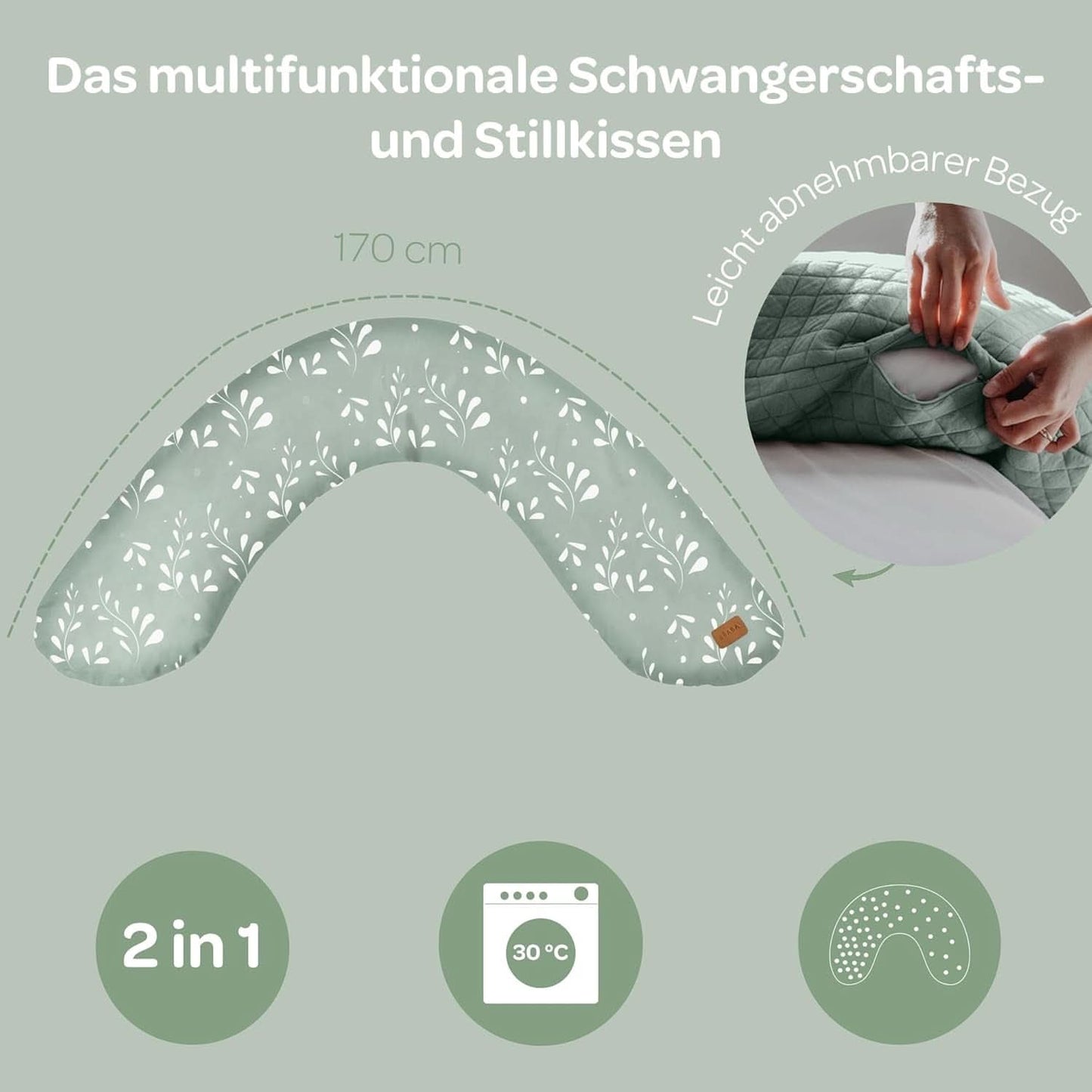 BÉABA, Big Flopsy, almohada de lactancia multifuncional, dormir, lactancia, soporte óptimo, relajación, confort Accesorios Alimentación y Lactancia Tienda Bebe Naty