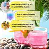 Kicofood, purpurina comestible, 5 gramos, varios colores Glitter Naty Shop